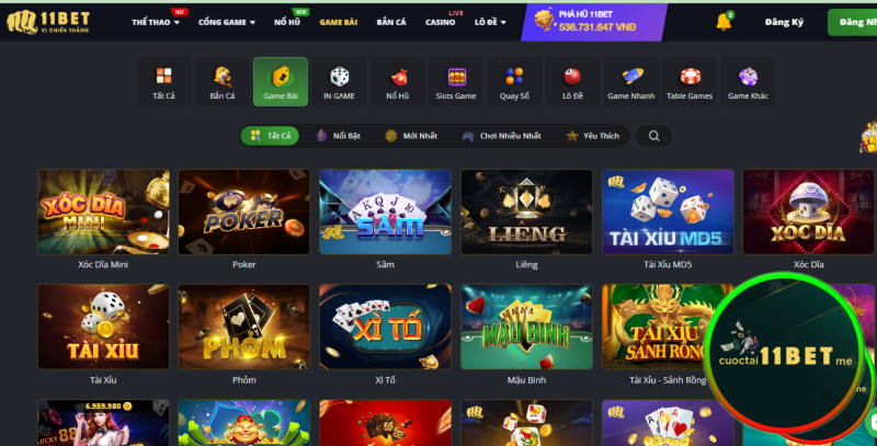 Hàng chục game bài đang chờ bạn khám phá