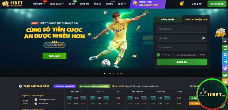 11bet tv với giới cược thủ châu Á chính là thiên đường giải trí được đánh giá cao nhất