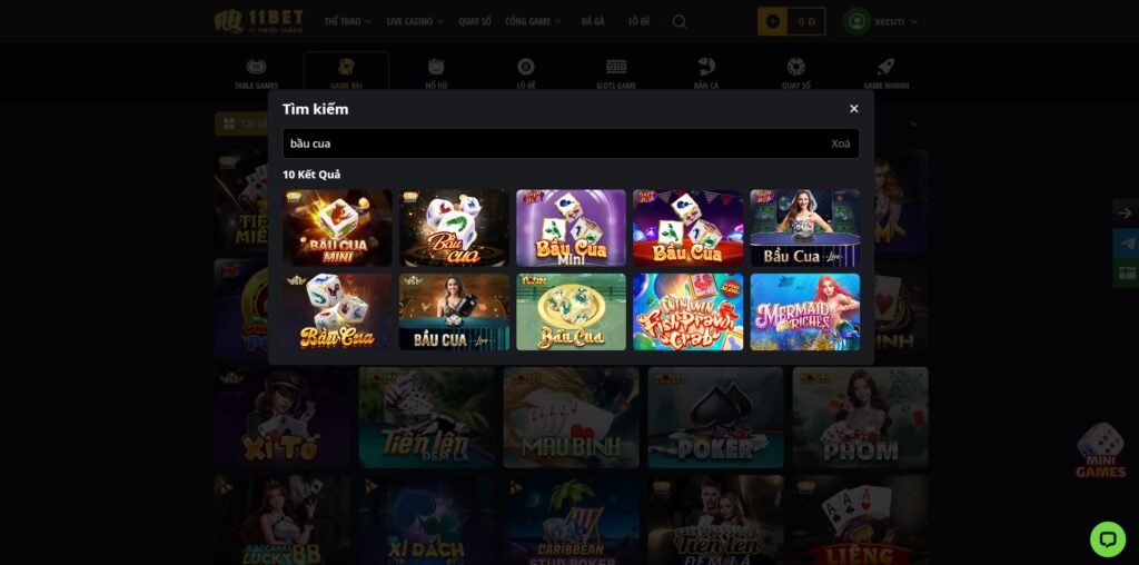 Game Bầu Cua 11Bet