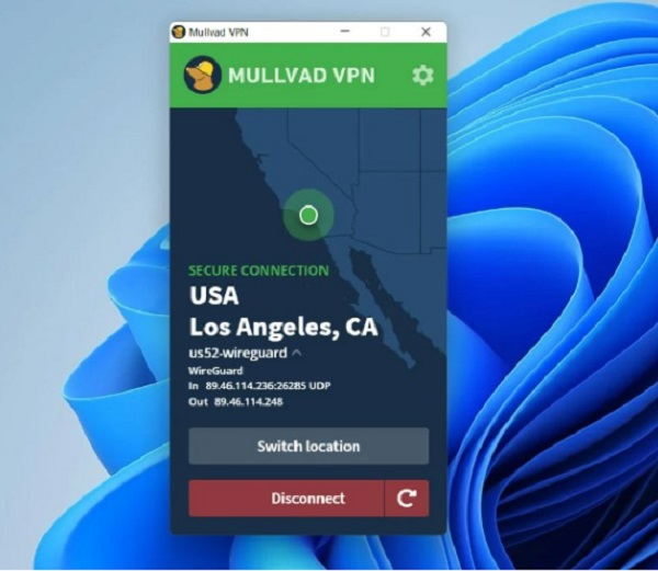 Cài đặt Mullvad VPN lên thiết bị