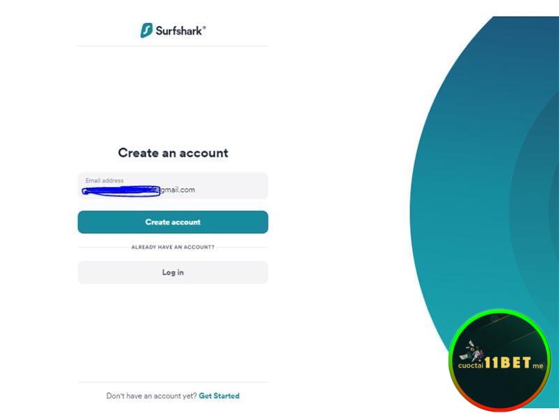 Đăng nhập bằng tài khoản ở Surfshark VPN bạn đã tạo trước đó