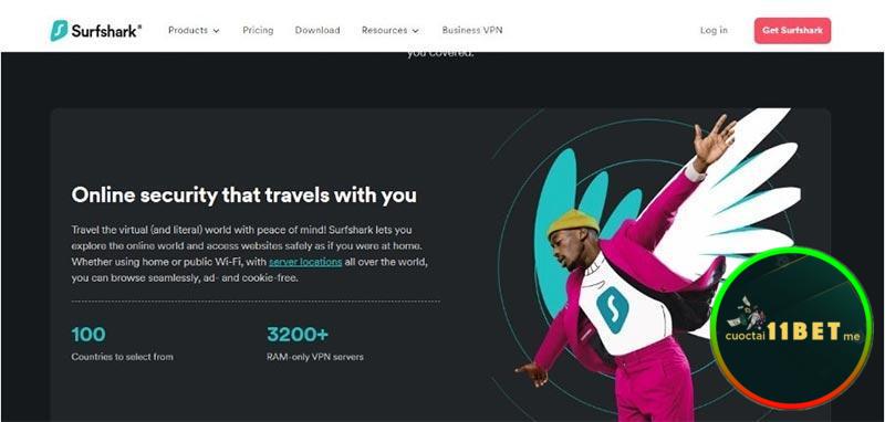 Cách fake IP bằng Surfshark VPN đơn giản