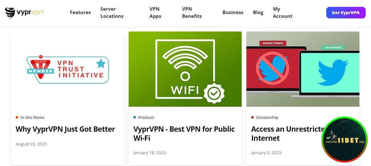Các tính năng nổi bật của phần mềm VyprVPN