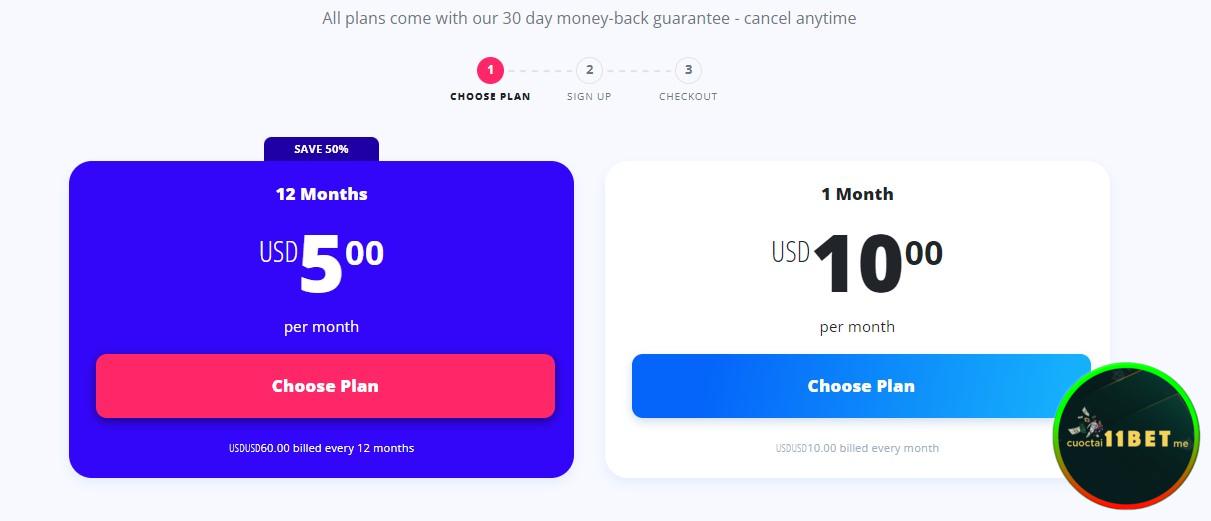 Đăng ký gói dịch vụ phần mềm VyprVPN phù hợp 