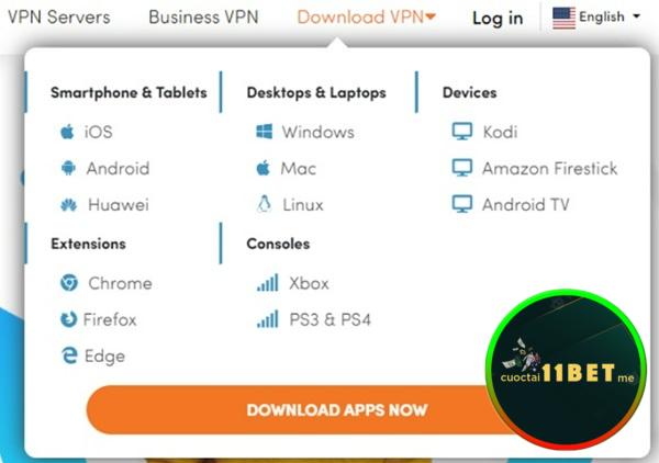 Tại giao diện chính của IVacy VPN bạn chọn mục “Download”