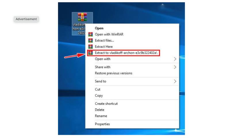 Tiến hành giải nén file và cài đặt hướng dẫn của nhà phát hành